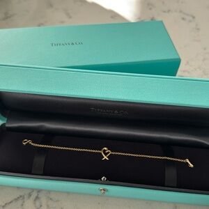Loving Hearts Picasso 18K gold Bracelet Tiffany & Co. with 2 gift boxes 6”